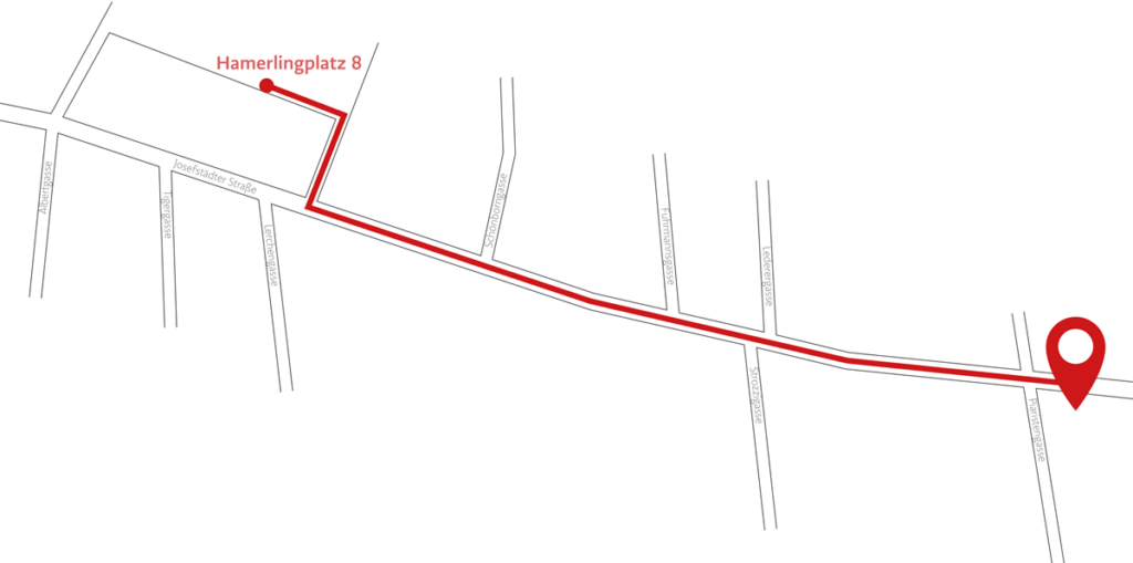 Ab 26. Mai finden Sie uns hier: Josefstädter Straße 23/15, 1080 Wien